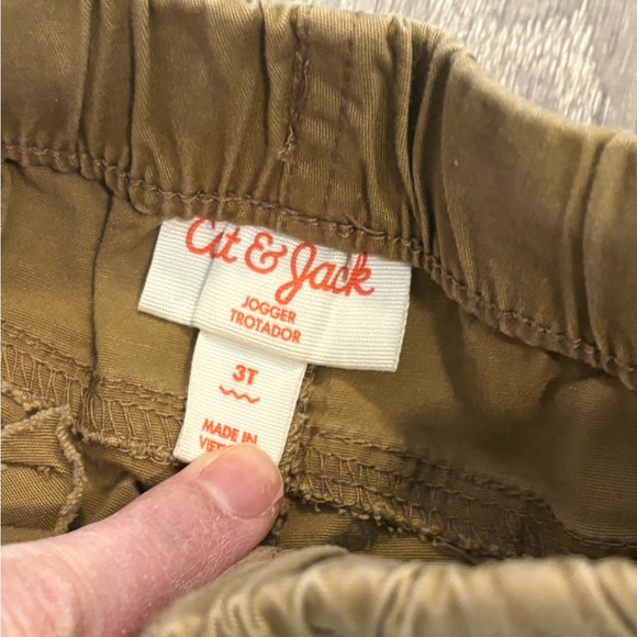 Cat & Jack Kids Joggers - Black, Tan, and Gray - Picture 6 of 7